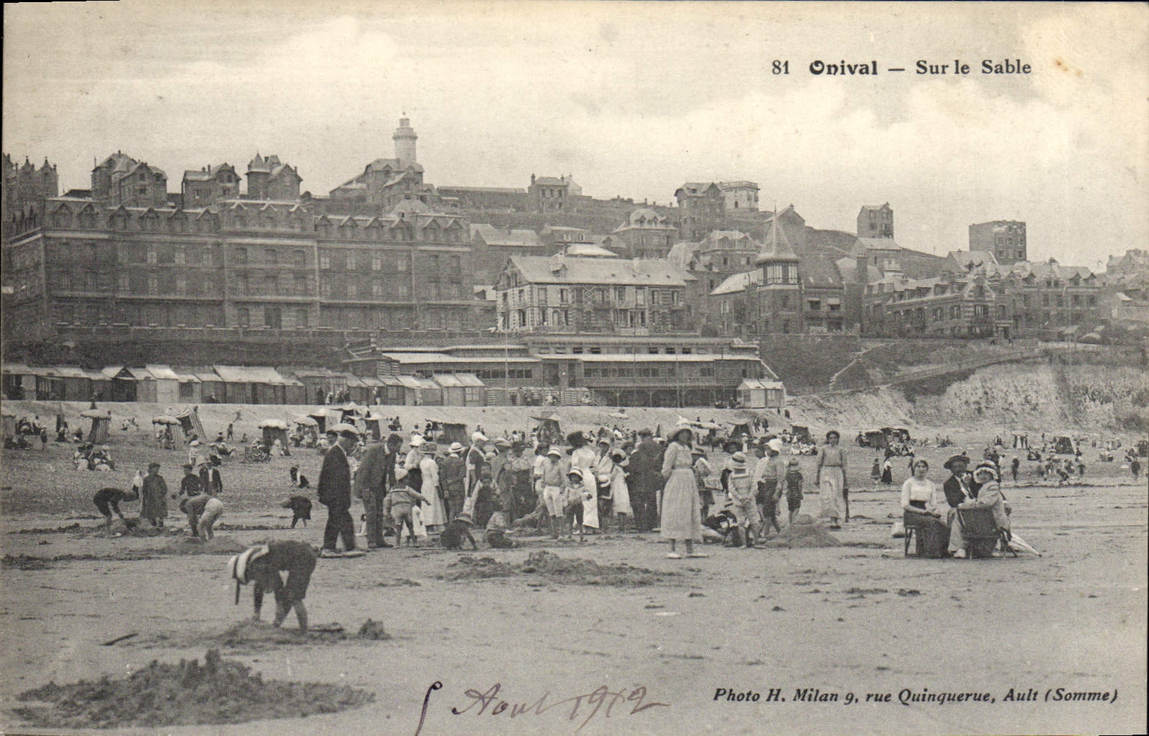 CPA Onival Sur Le Sable