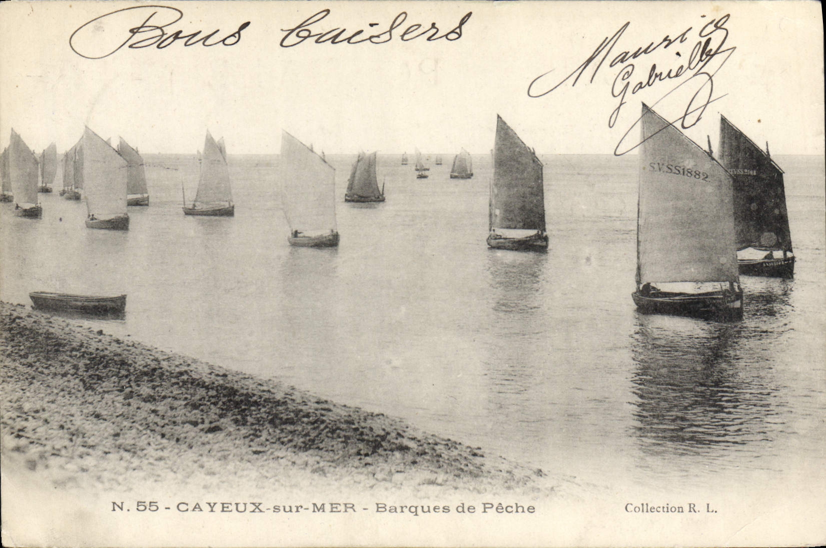 CPA Cayeux Sur Mer Barques De Peche
