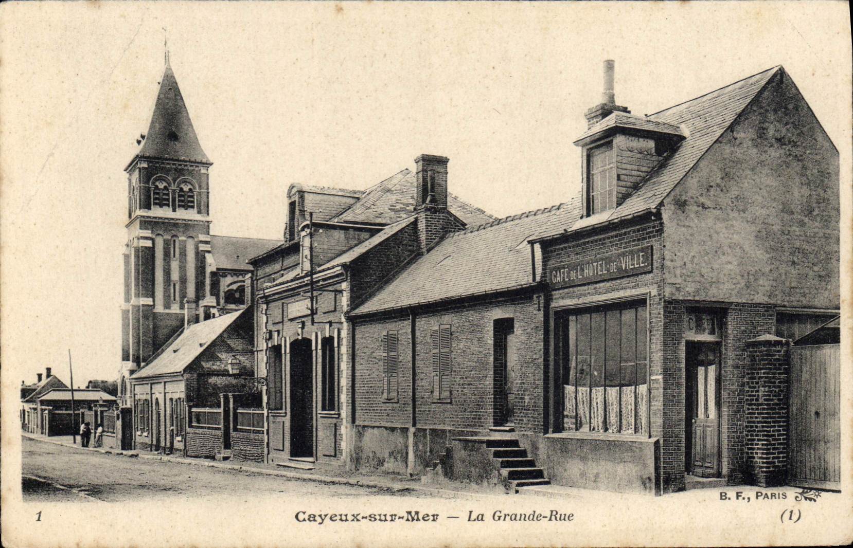 CPA Cayeux Sur Mer La Grande Rue
