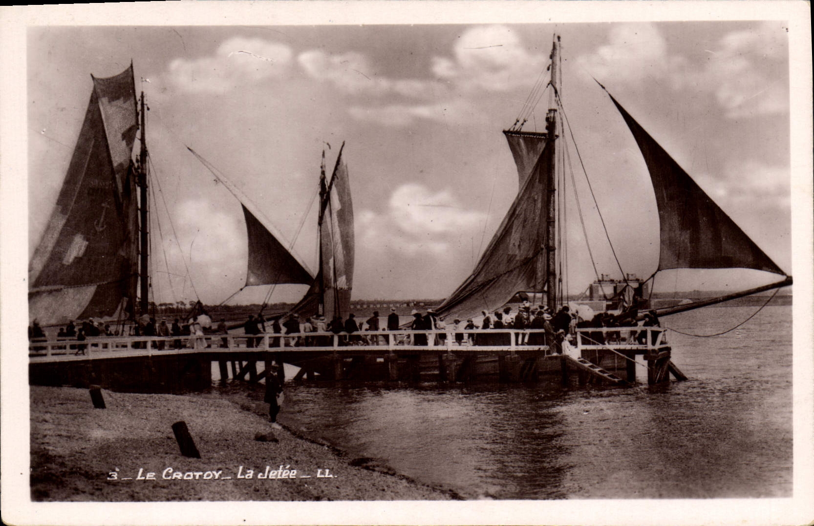CPA Le Crotoy La Jetee
