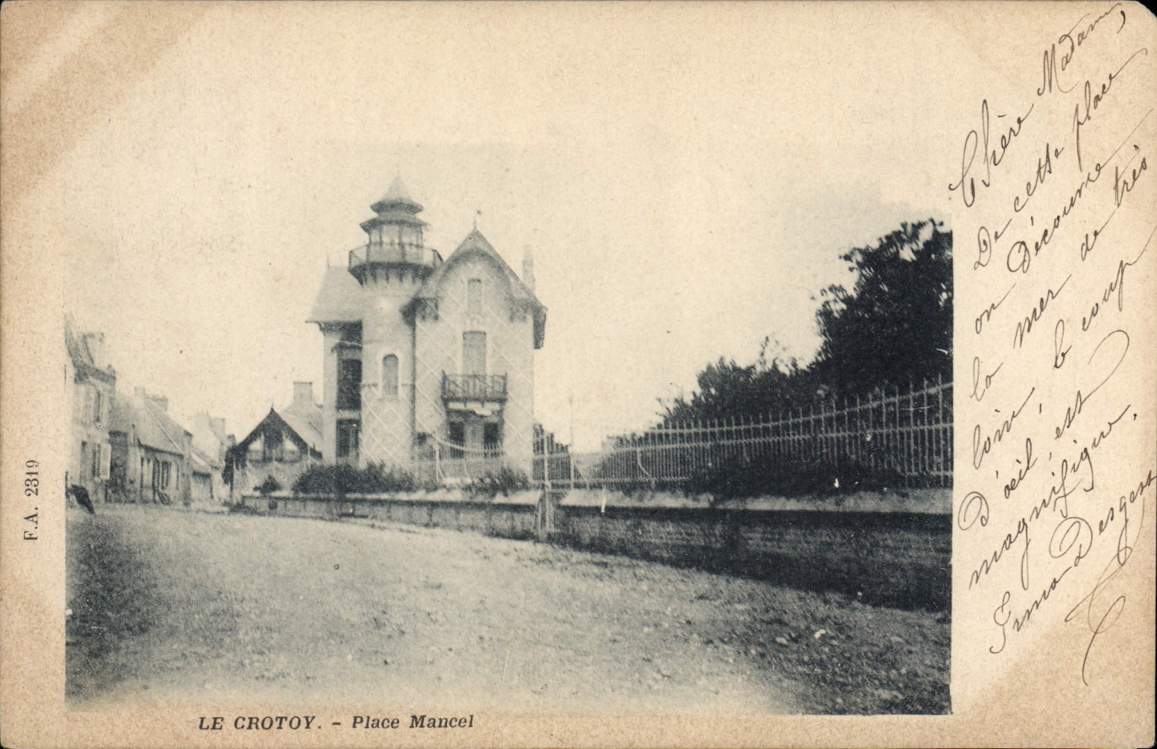 CPA Le Crotoy Place Mancel