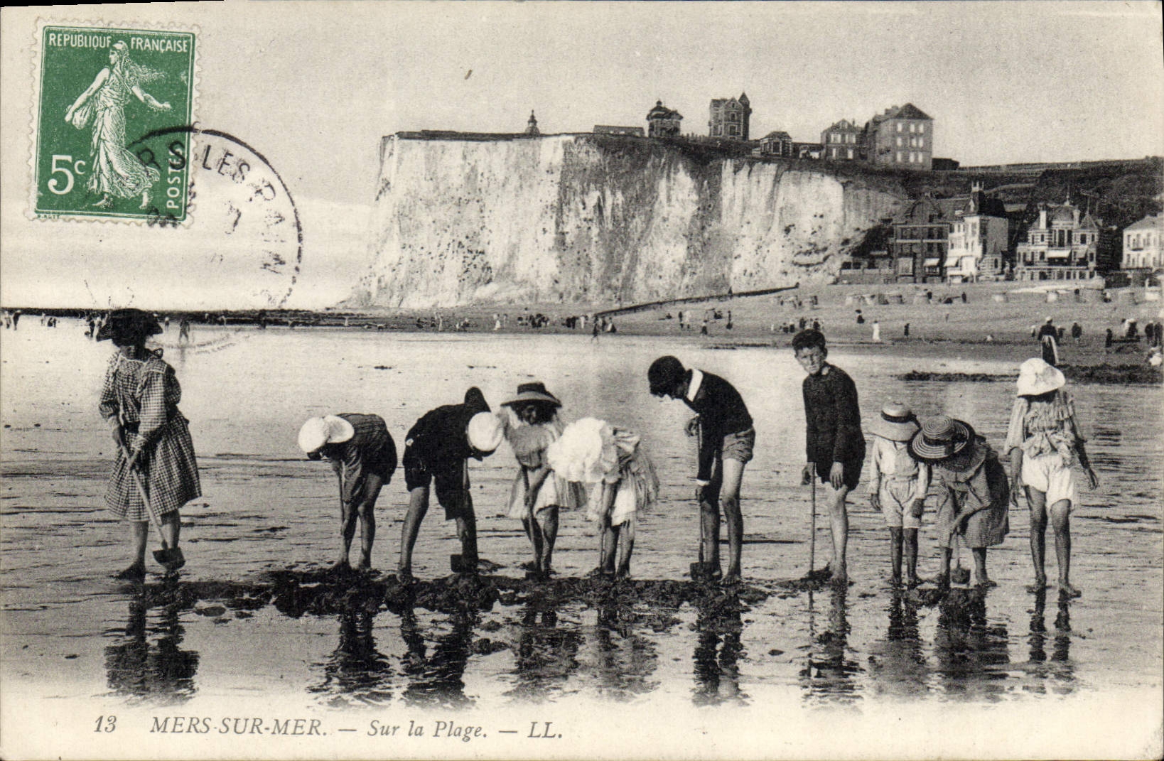 CPA Mers Les Bains Sur La Plage