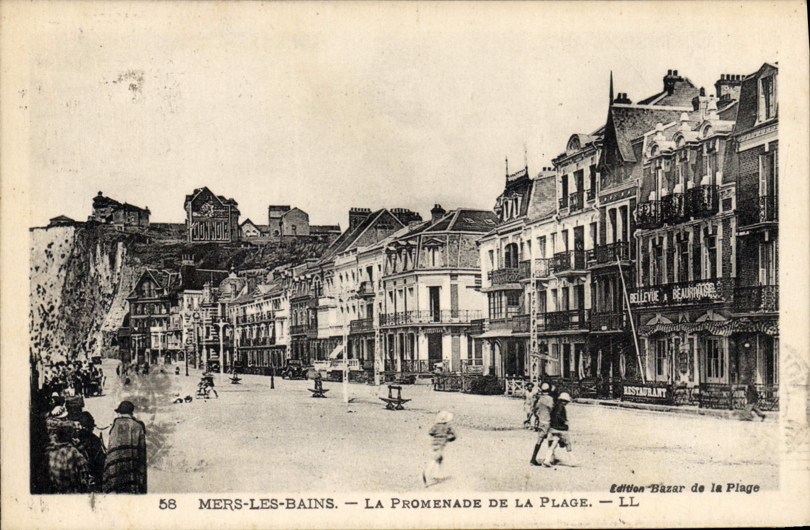 CPA Mers Les Bains La Promenade De La Plage