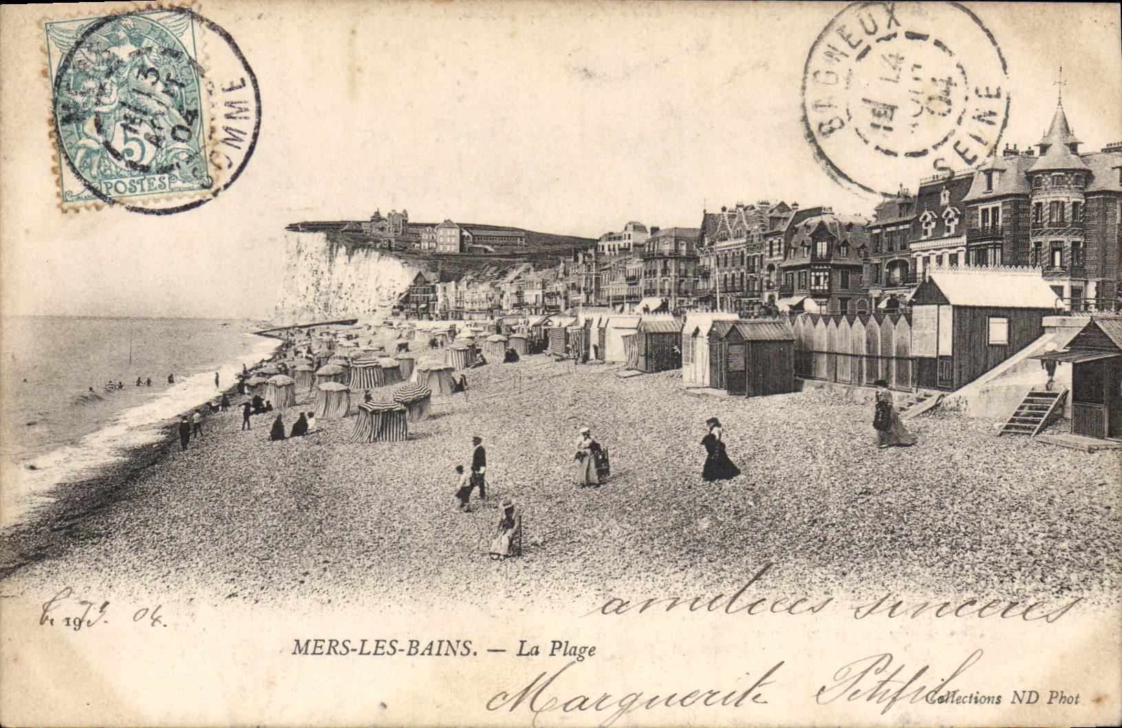 CPA Mers Les Bains La Plage