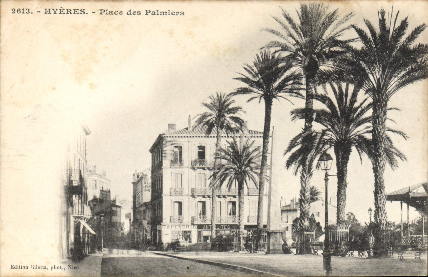 CPA Hyeres Place Des Palmiers