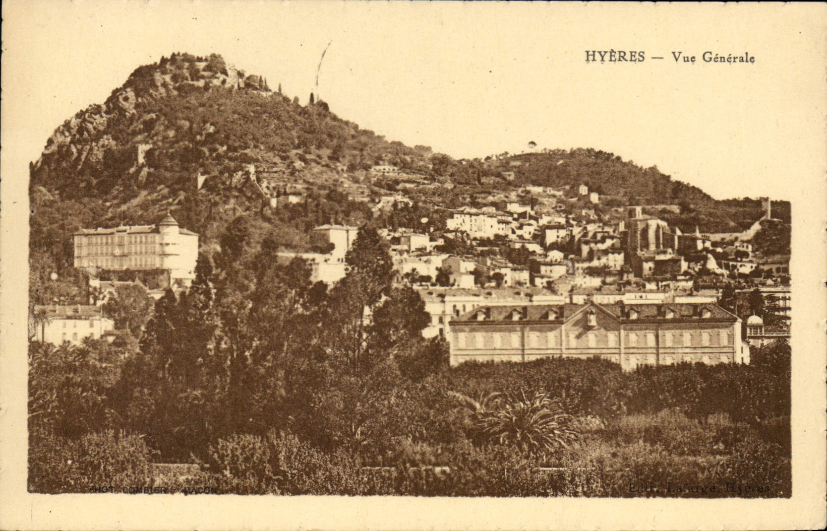 CPA Hyeres Vue Generale