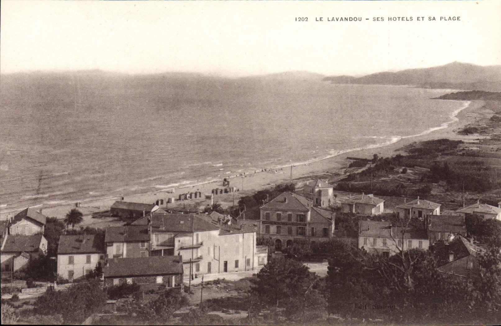 CPA Le Lavandou Ses Hotels Et Sa Plage