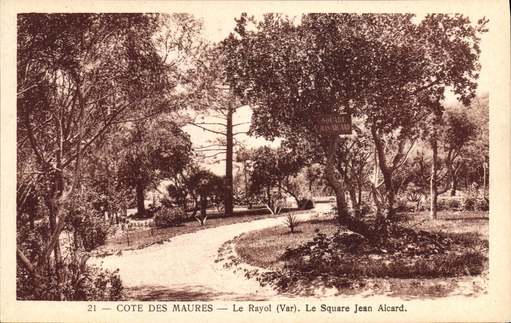 CPA Le Rayol Le Square Jean Aicard