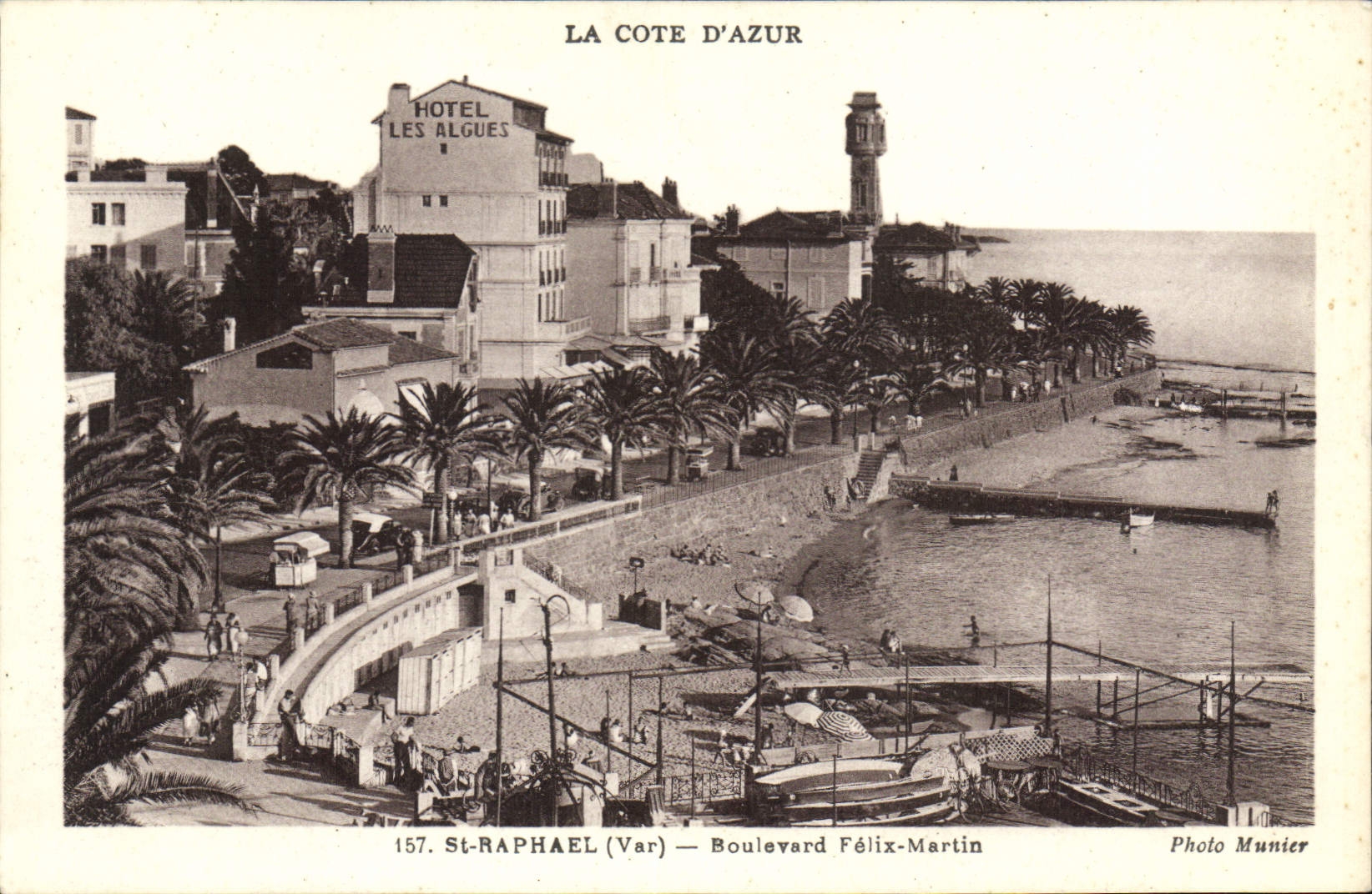 CPA St Raphael Boulevard Felix Martin