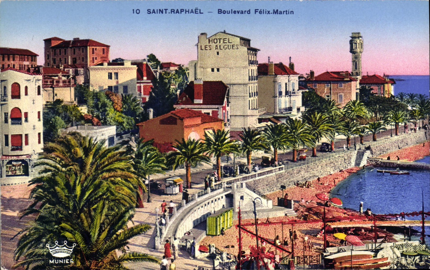 CPA St Raphael Boulevard Felix Martin