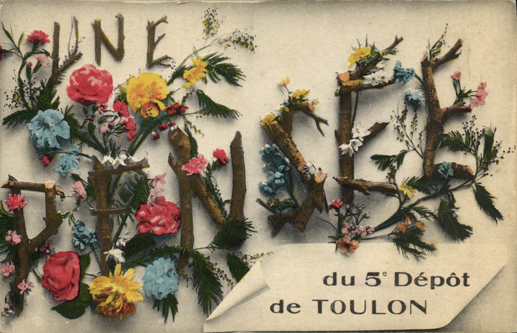CPA Toulon Une Pensée du 5ème dépôt