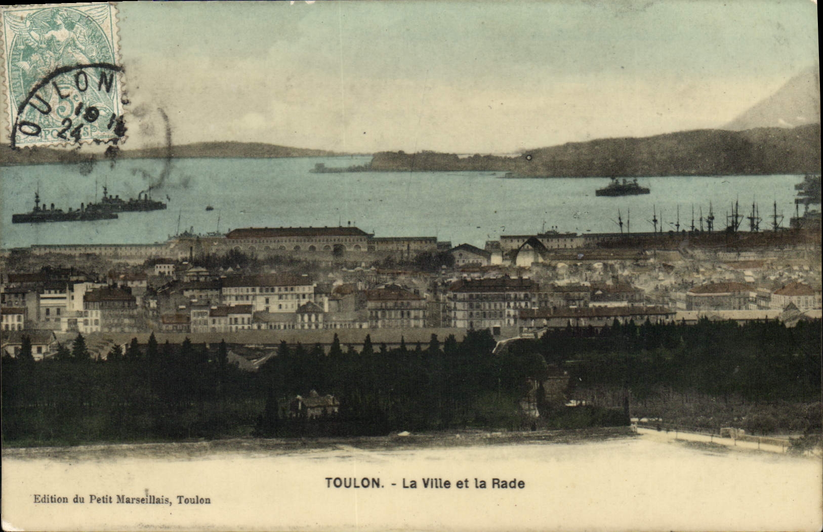 CPA Toulon La Ville Et La Rade