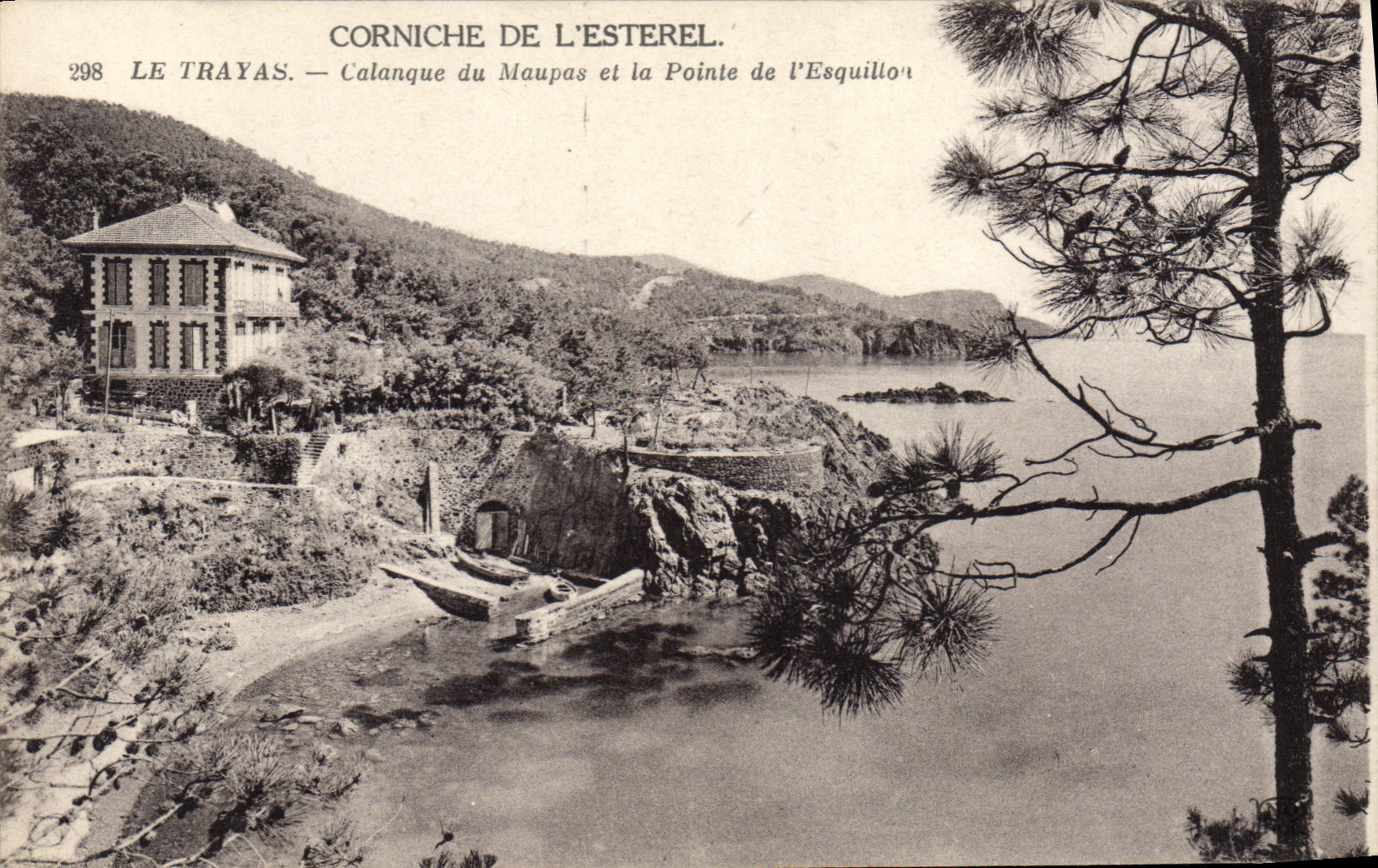 CPA Cornichel De L'Esterel Le Trayas Calanque Du Maupas Et la Pointe De I'Esquillon