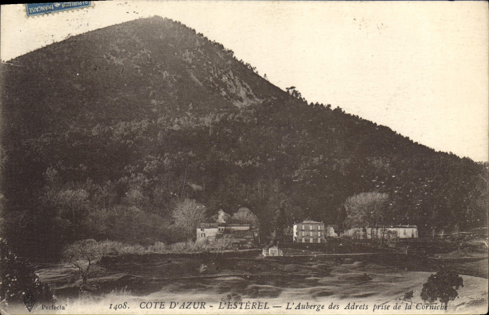 CPA Cote D'Azur L'Esterel L'Anberge Des Adrets Prise De La Corniche