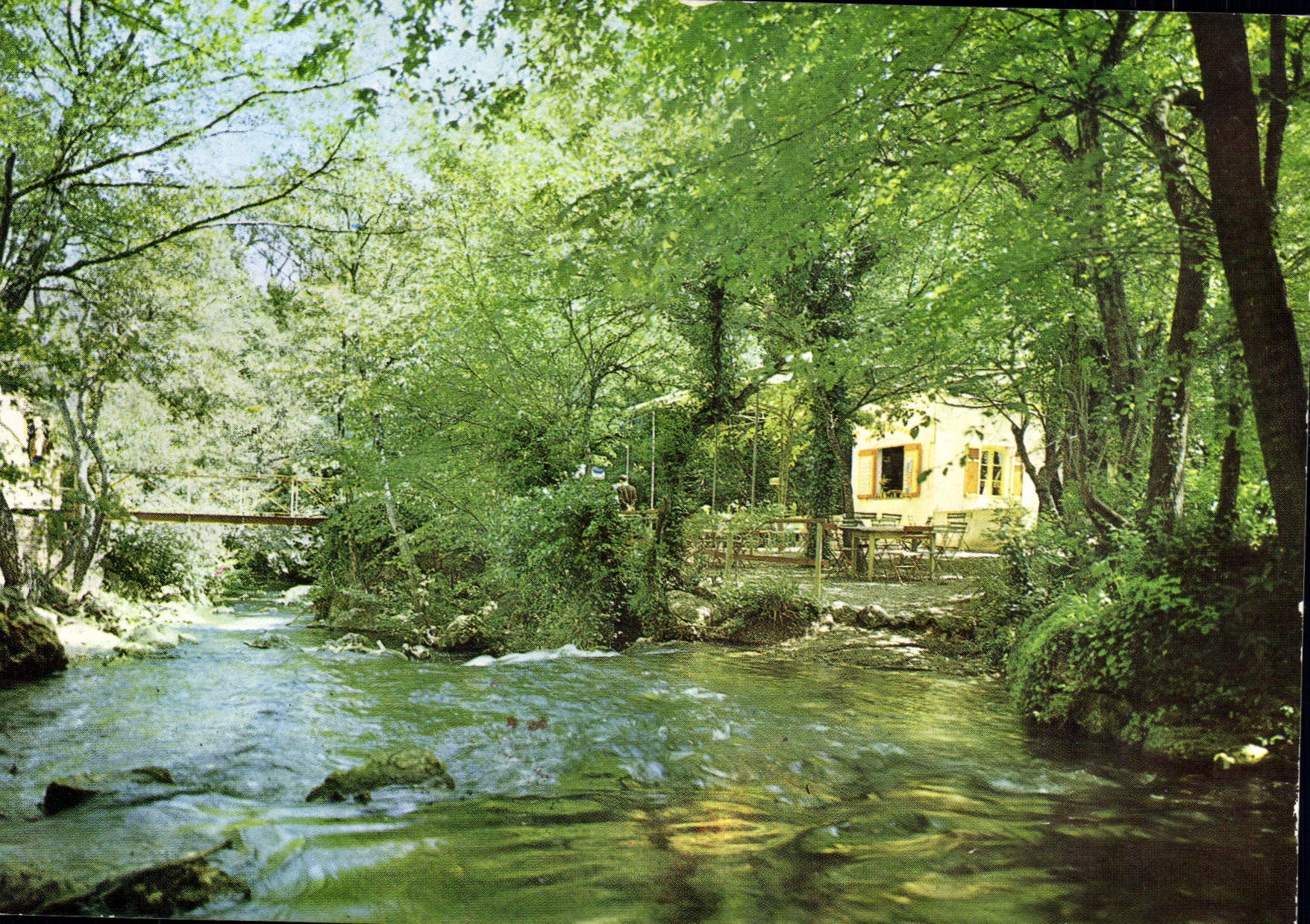 CPSM Montrieux Le Vieux MEOUNES chez marius La Cascade