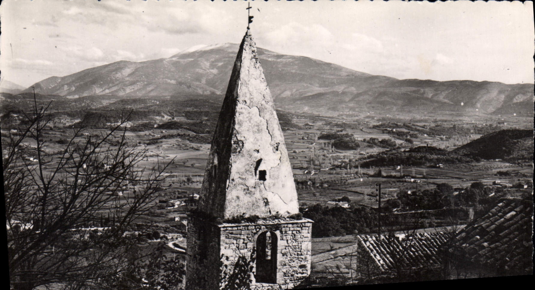CPSM Mont Ventoux Vue Du Crestet