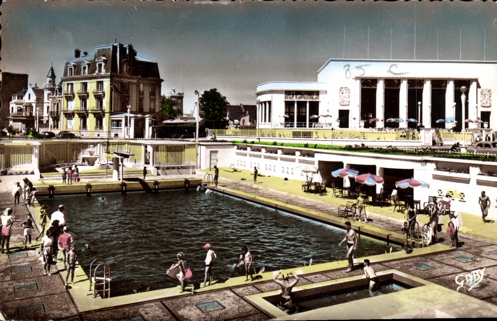 CPA Sables D'Olonne La Piscine