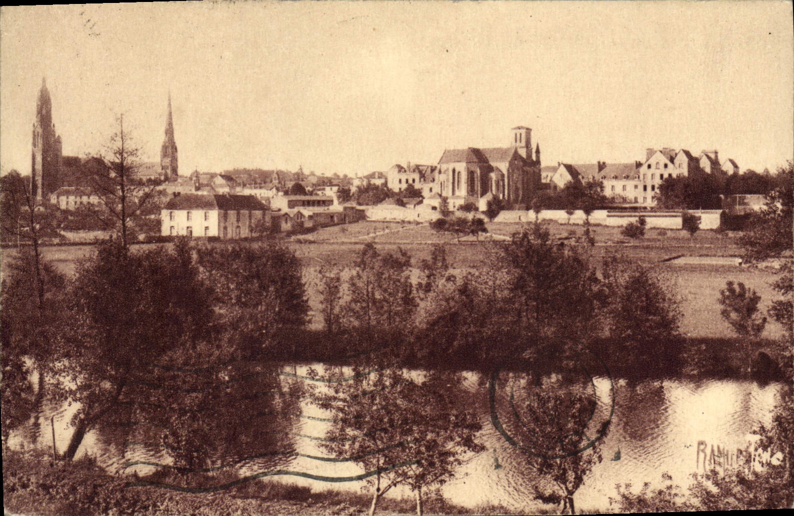CPA Saint Laurent Sur Sevre
