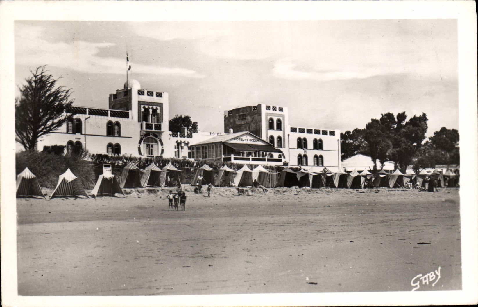 CPA La Tranche Sur Mer Hotel De I'Ocean Et La Plage