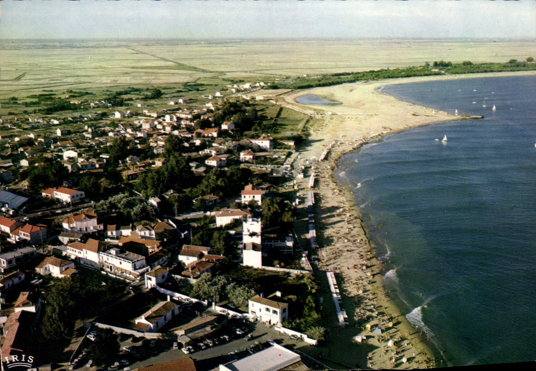 CPSM La Tranche Sur Mer Vue Generale Aerienne grière-plage