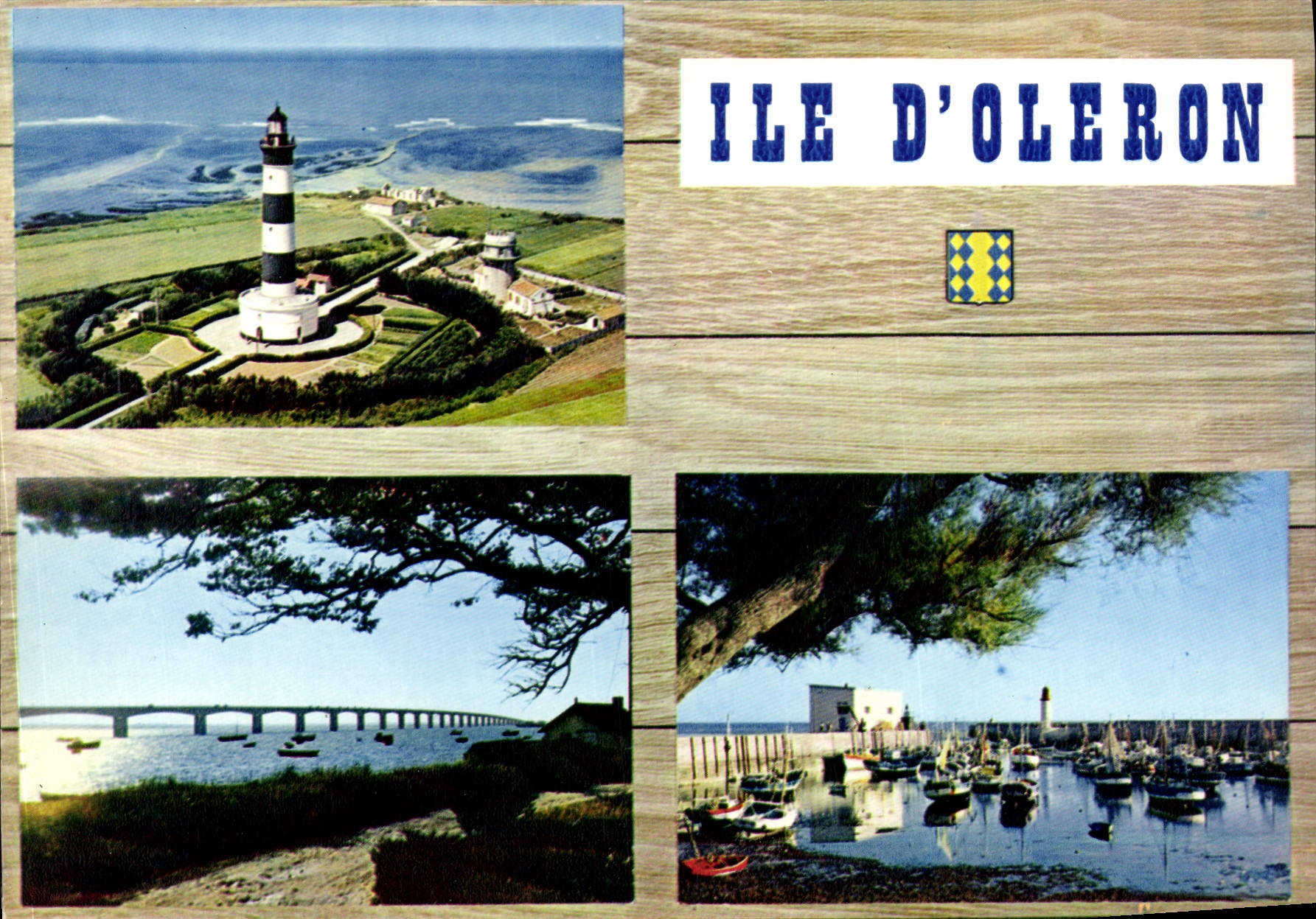 CPSM Ile D'Oleron Le Phare De Chassiron Viaduc Oleron Continent cotiniere