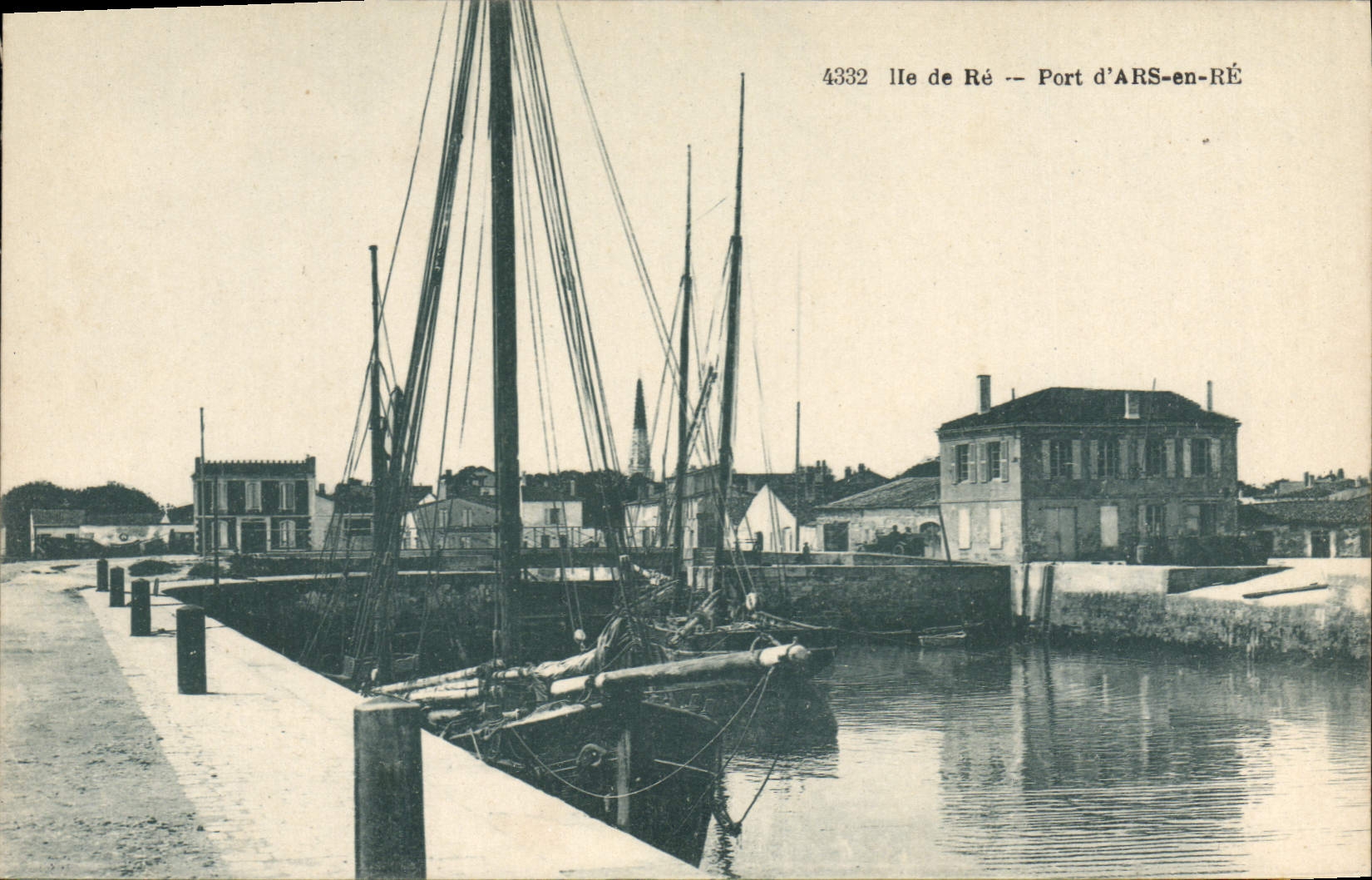 CPA Ile De Re Port D'Ars En Re