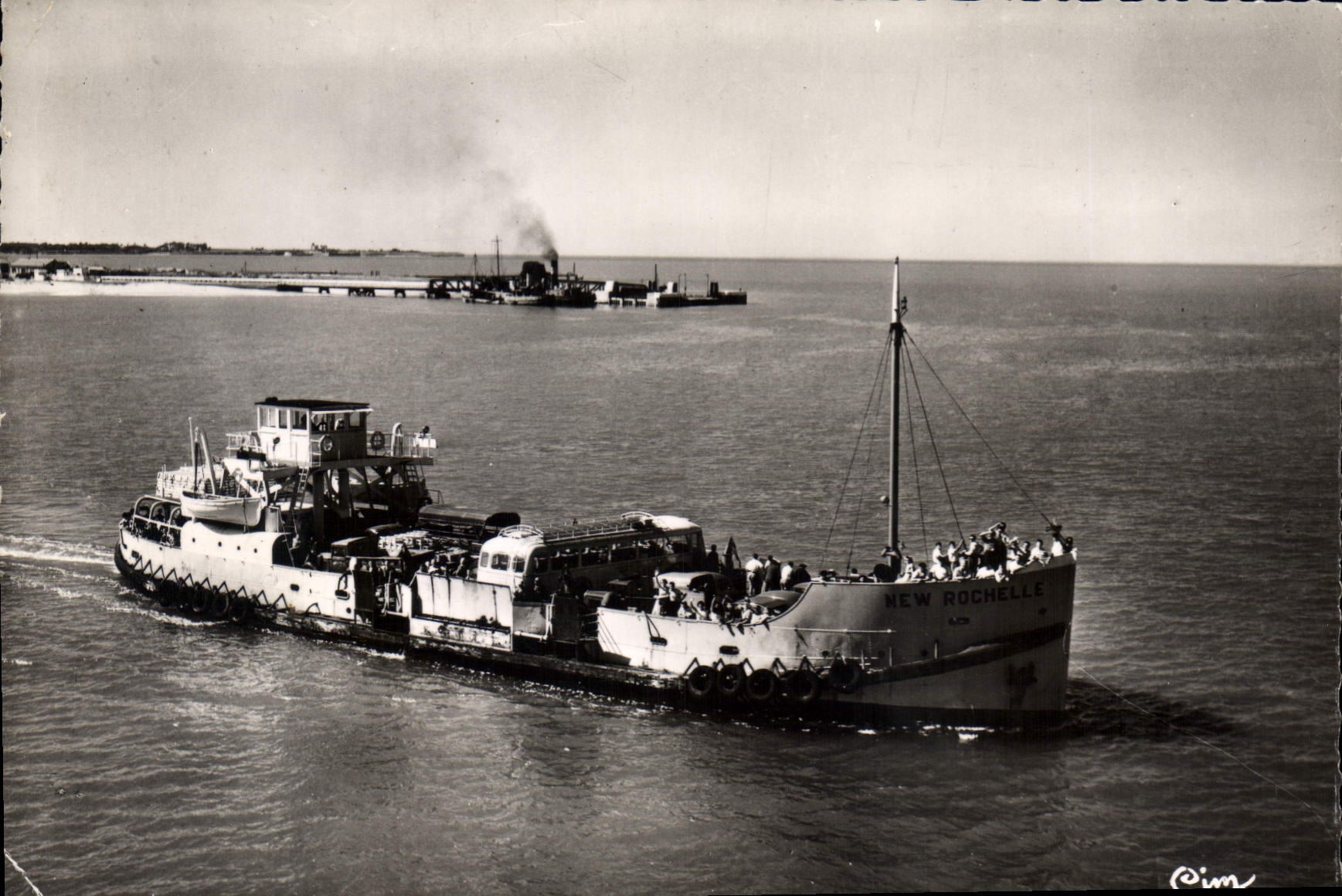 CPSM Ile De Re L'Embarcadere Vue Aerienne