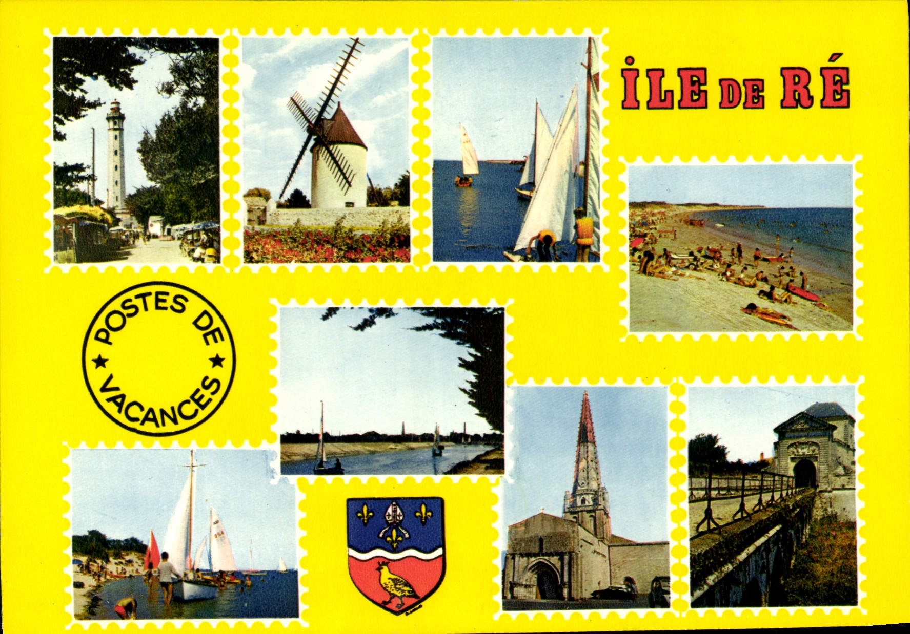 CPSM Ile De Re Souvenir De Vacances