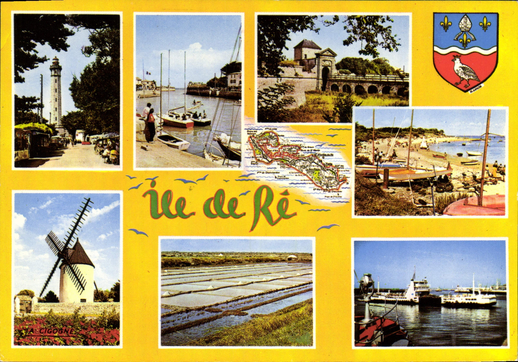 CPSM Ile De Re Route Touristique Divers Aspects