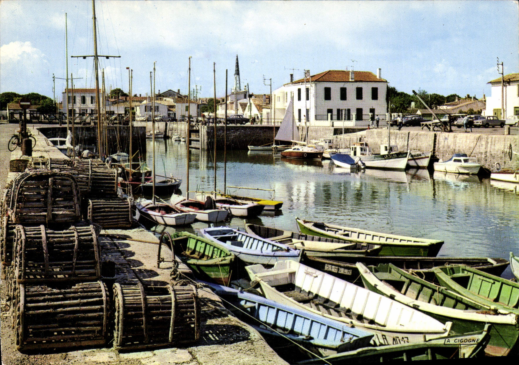 CPSM Ile De Re Le Port Et Le Village A Ars