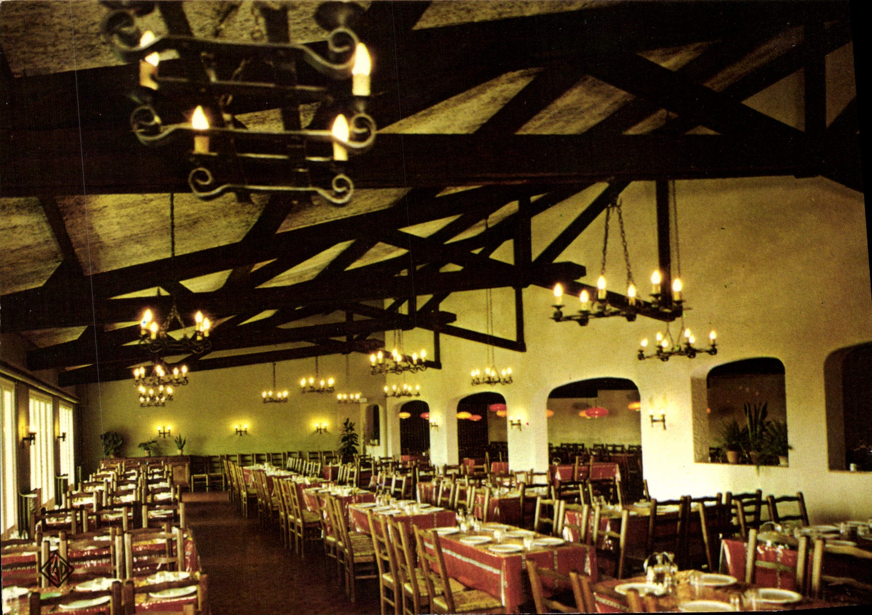 CPSM Tourisme Et Travail Village Oceanique Salle De Restaurant Le Bois Plage En Re