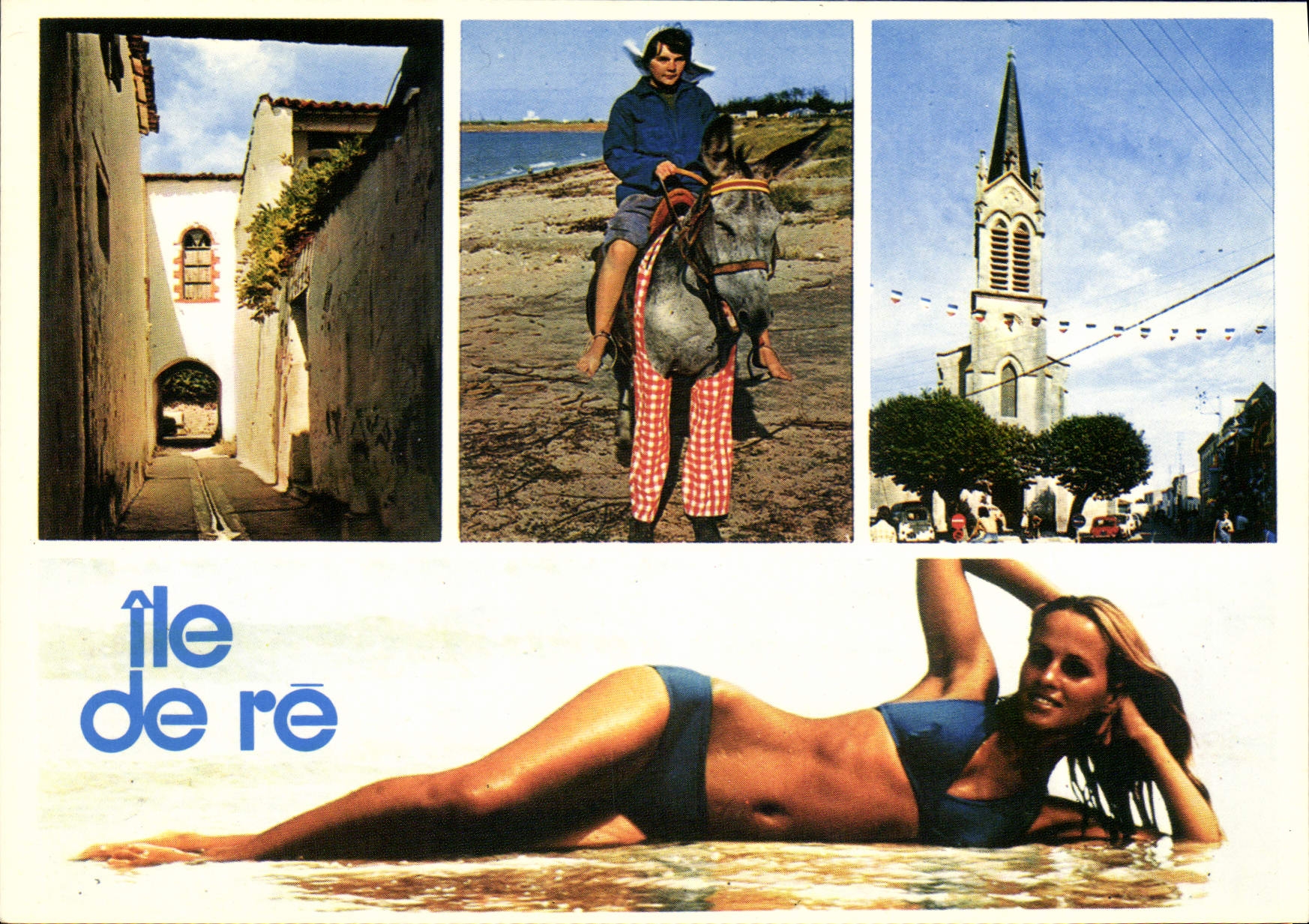 CPSM I'Ile De Re La Couarde En Re