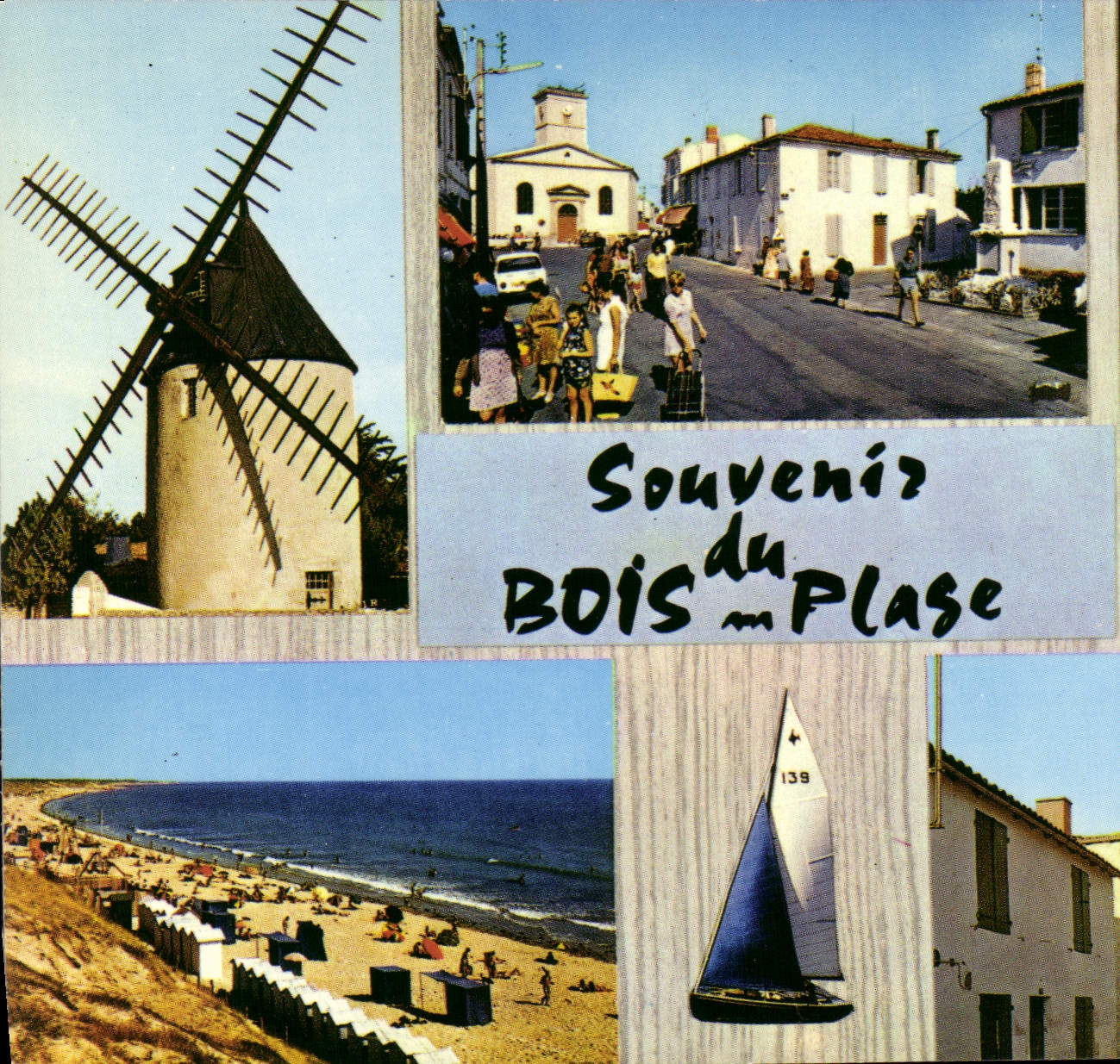 CPSM I'Ile De Re Le Bois Plage Le Moulin De Morinand