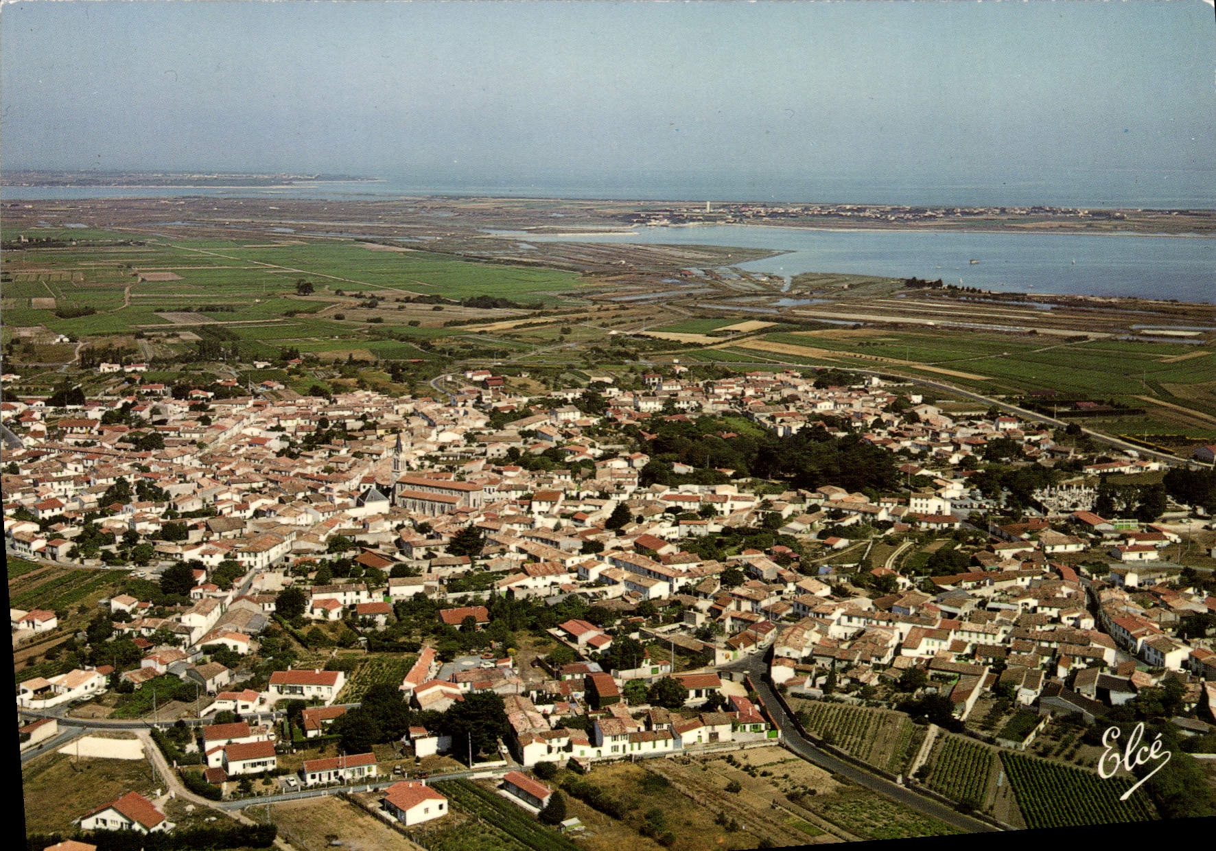CPSM Ile De Re LA Couarde En Re Vue Generale Sur La ville