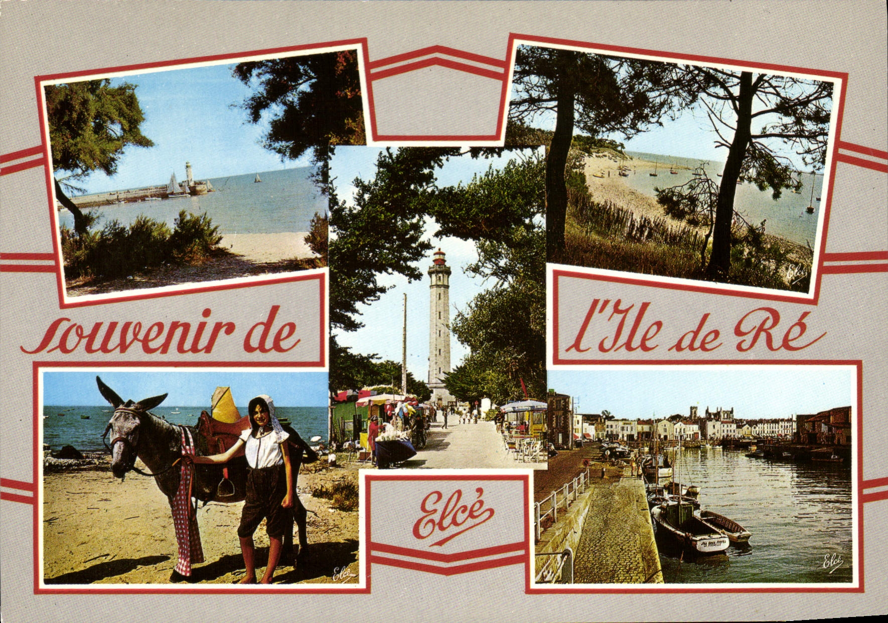 CPSM Ile De Re De Flotte Une Jolie Vue Sur Le Phare