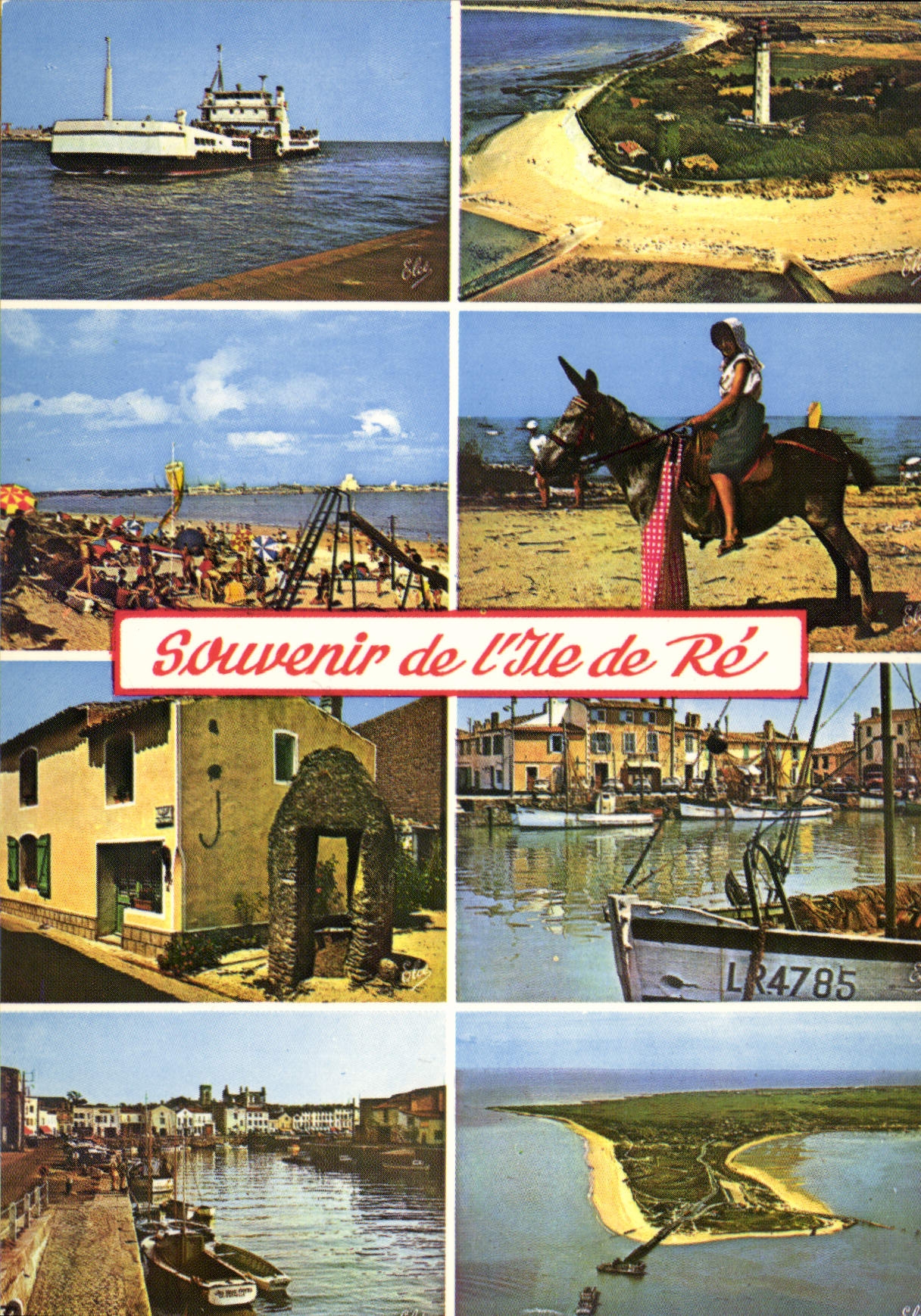 CPSM Ile De Re L'Arivee Du Bac La Plage