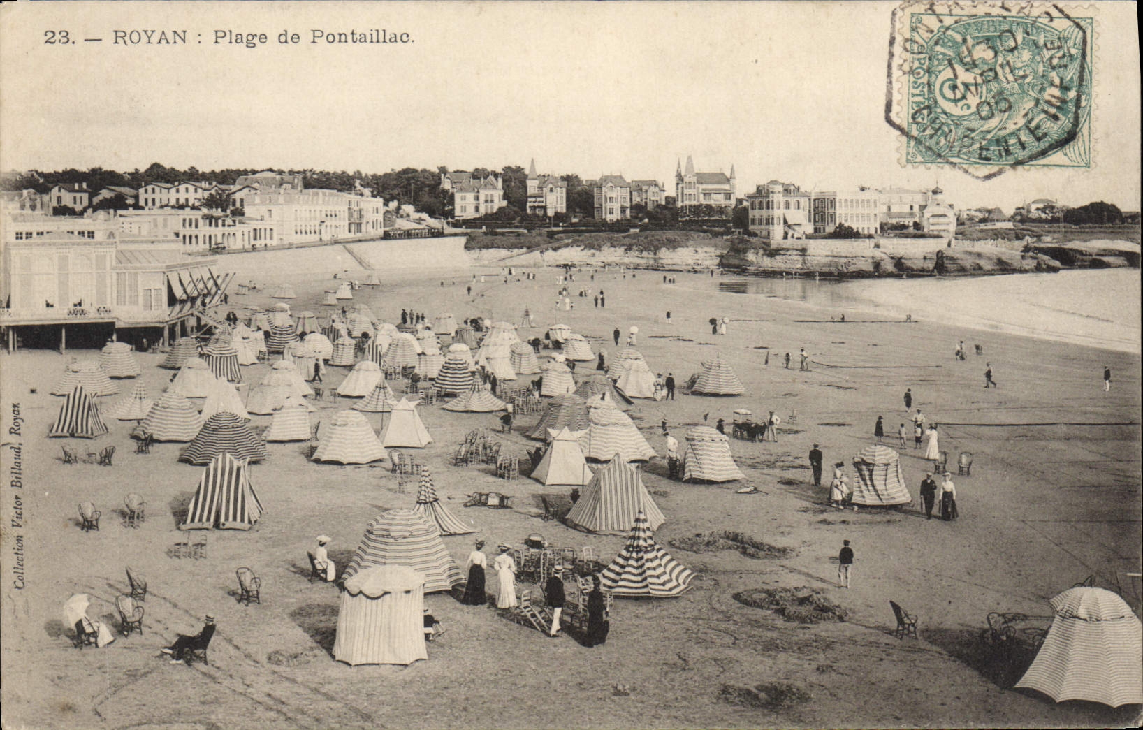 CPA Royan Plage De Pontaillac