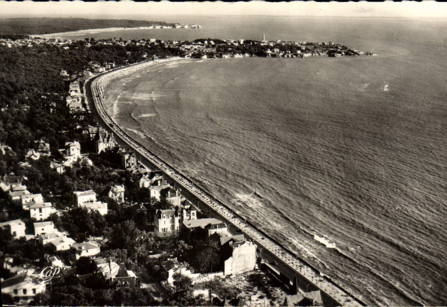 CPA Royan Vue Aerienne La Grande Conche Pointe De Vallieres Suzac
