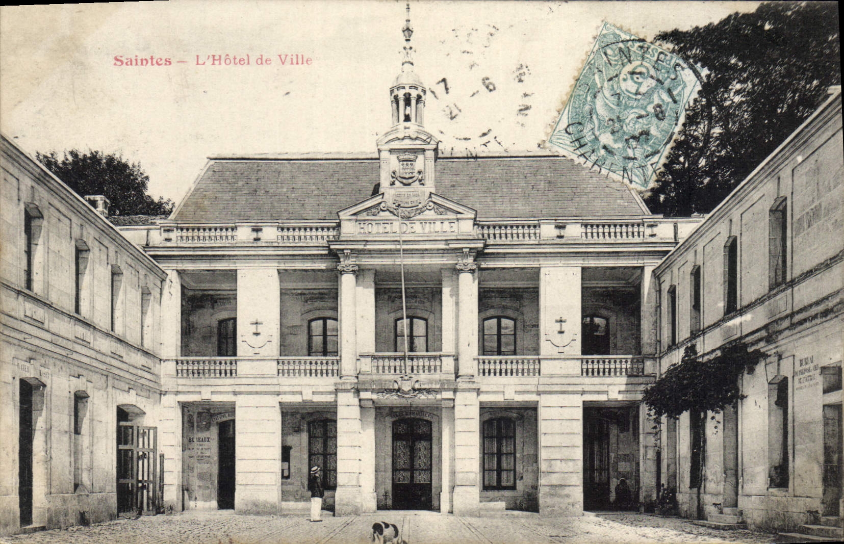 CPA Saintes L'Hotel De Ville