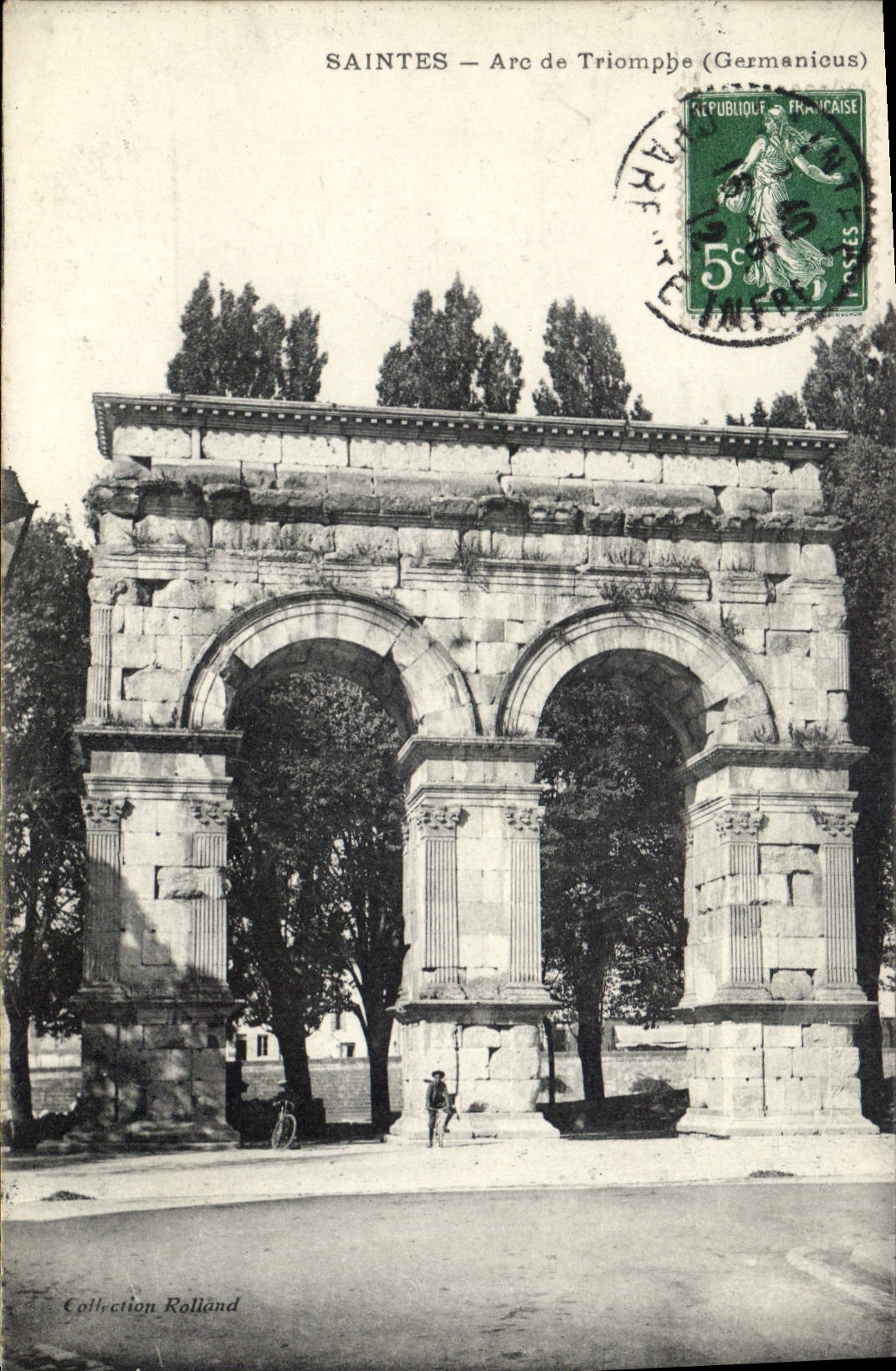 CPA Saintes Arc De Triomphe