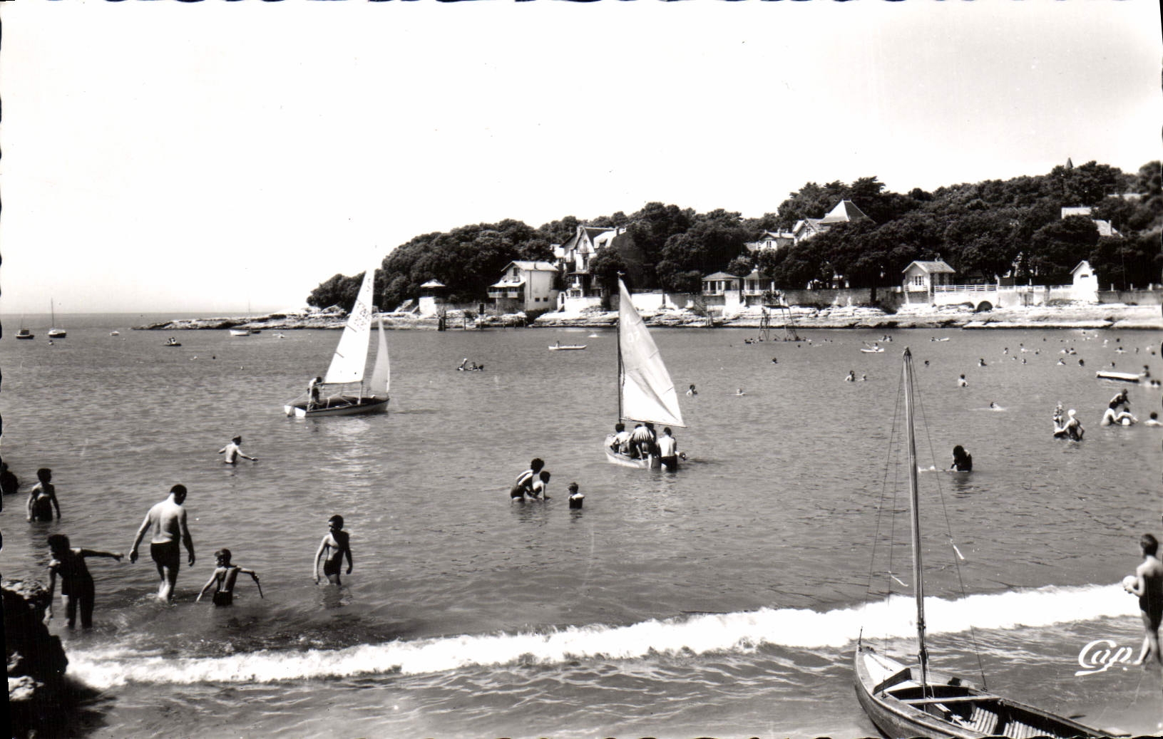 CPA St Palais Sur Mer Voillers Sur La Plage