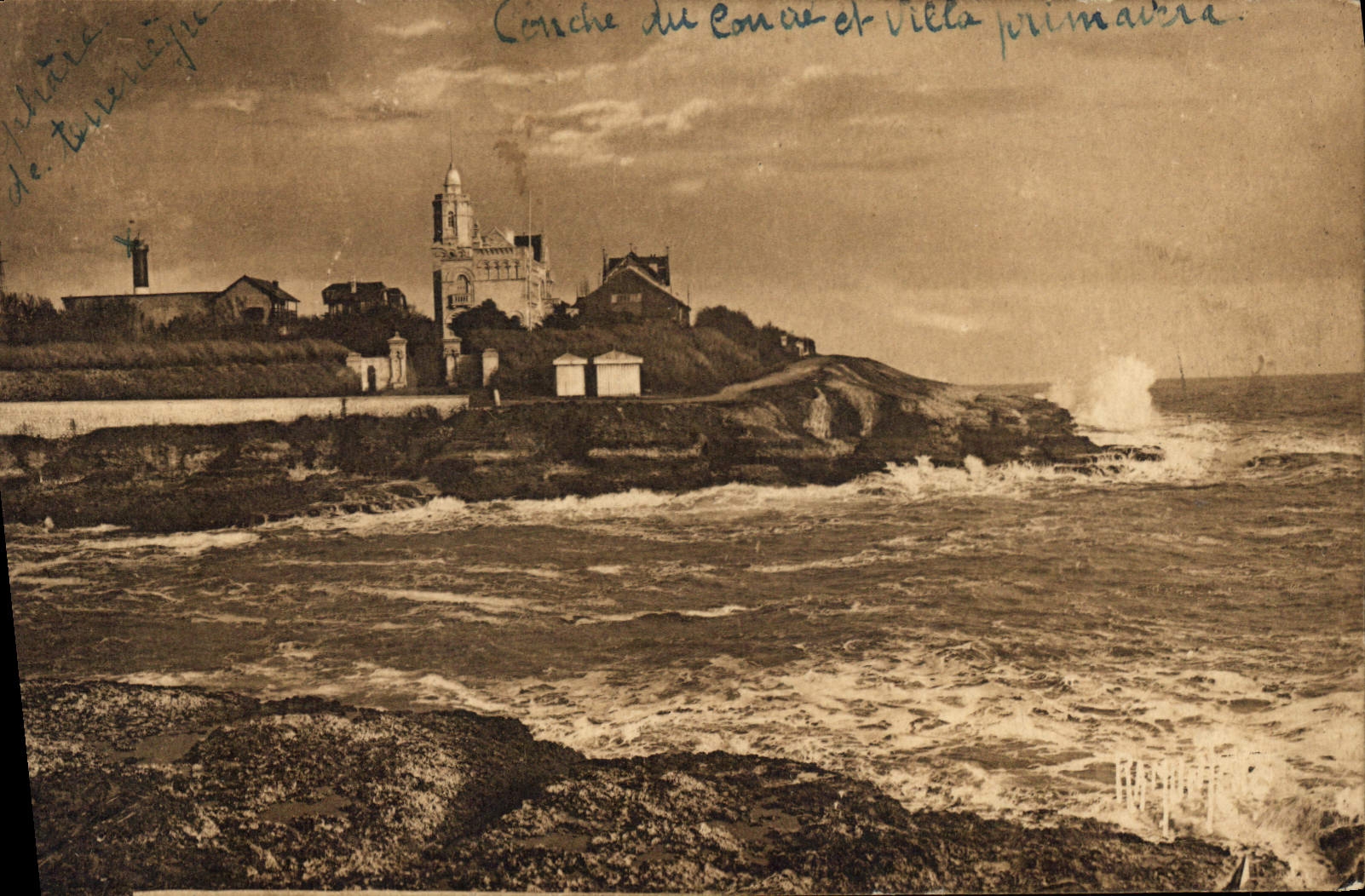 CPA St Palais Sur Mer Pointe De Terre Negre