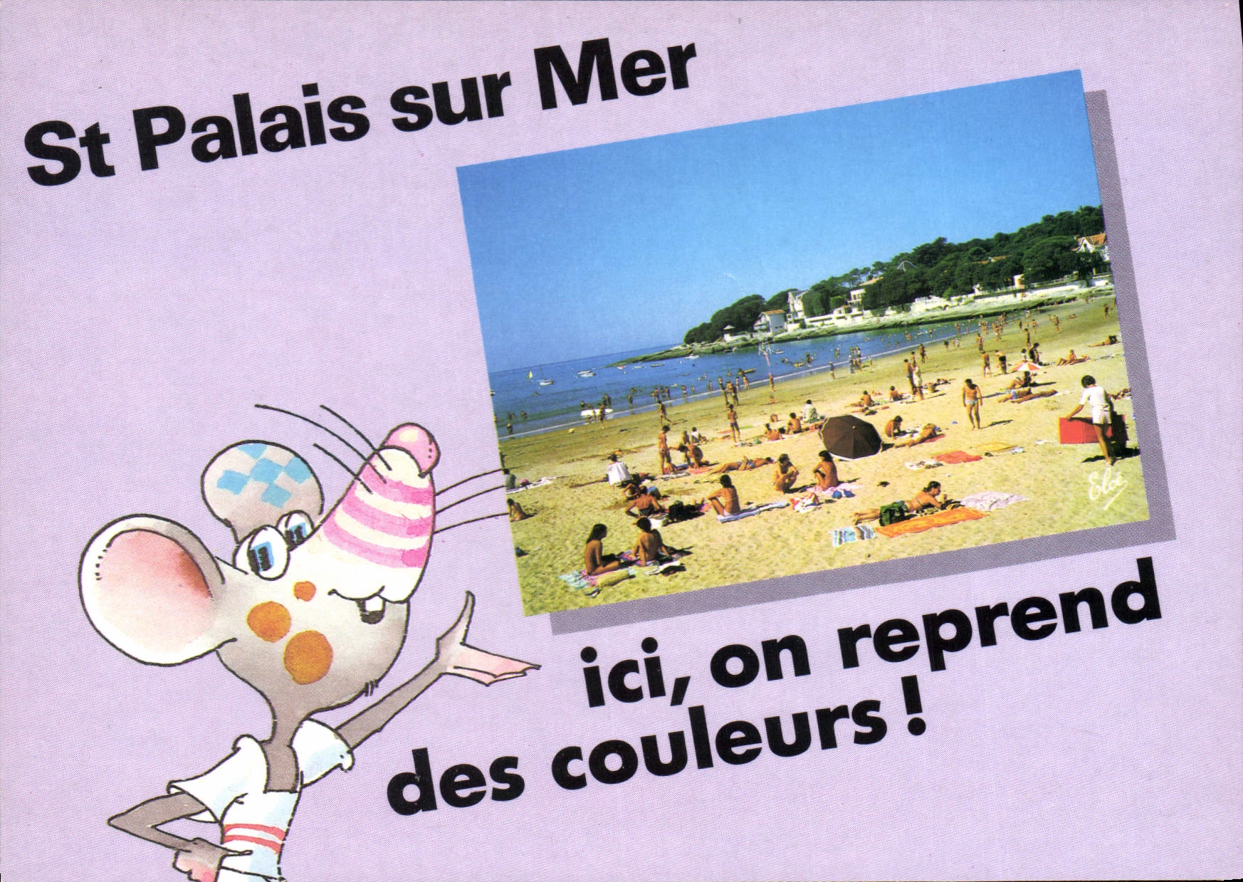 CPSM Saint Palais Sur Mer on reprend Des Couleurs