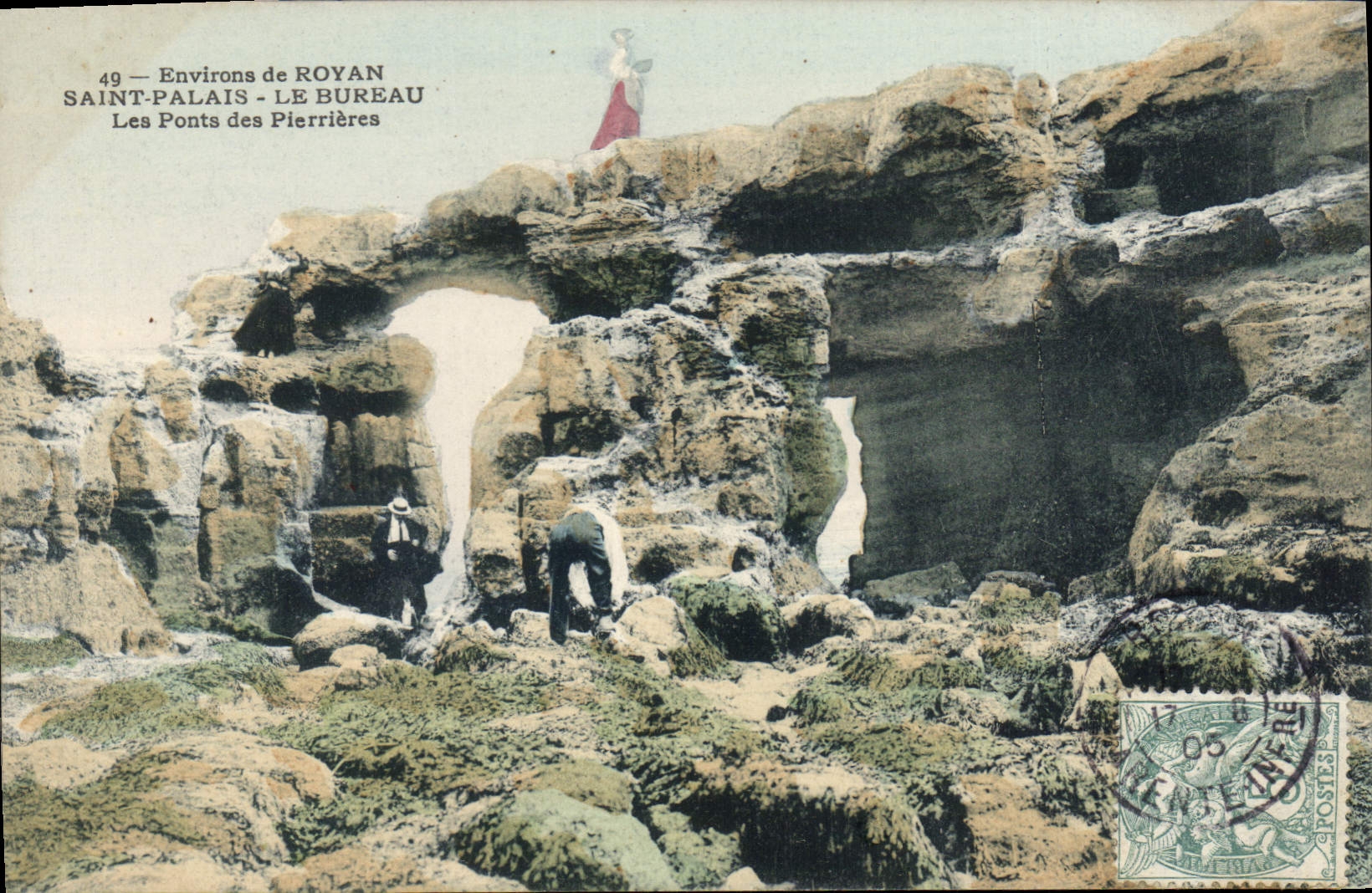 CPA Royan Saint Palais Le Bureau Les Ponts Des Pierrieres