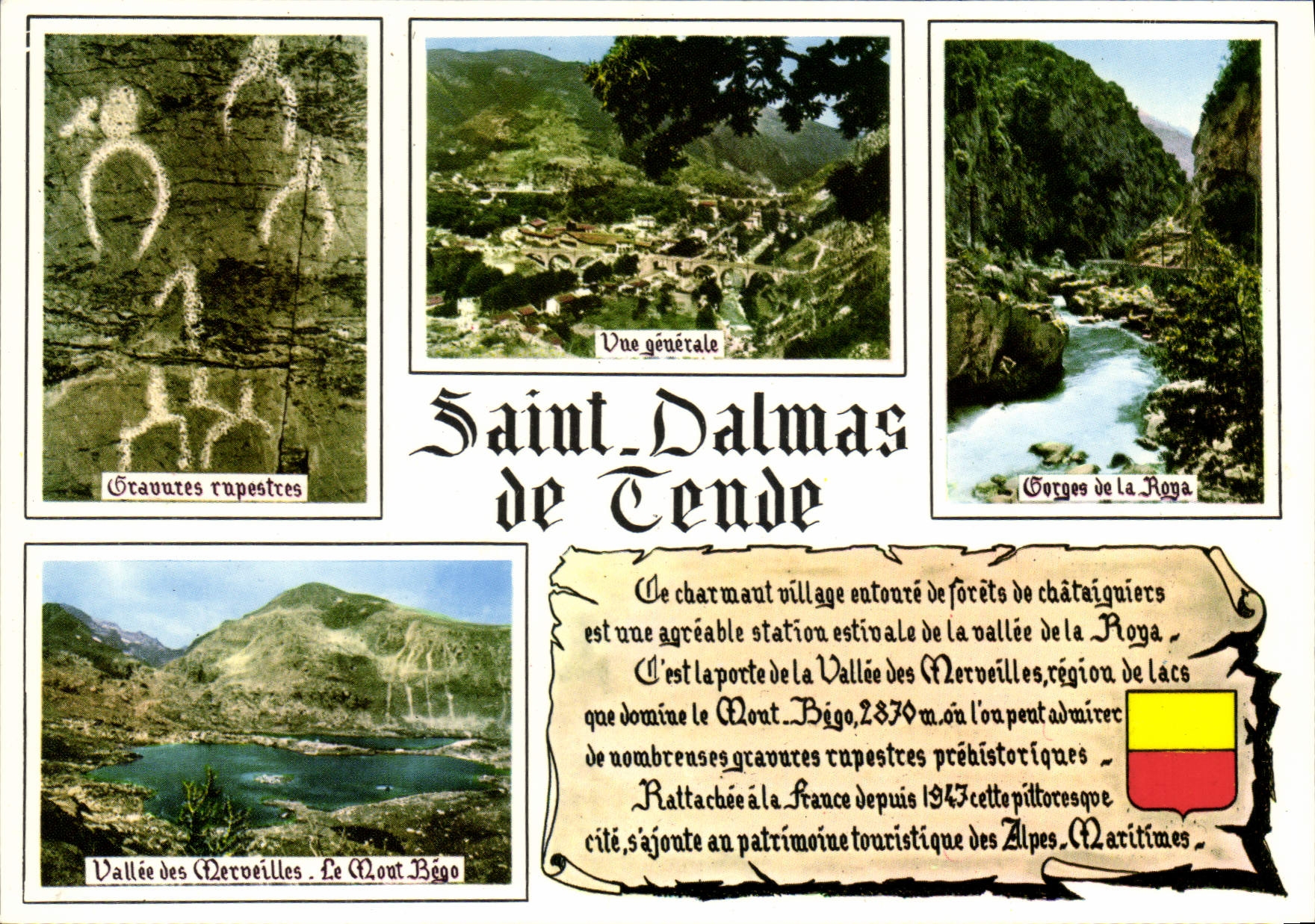 CPSM Saint Dalmas De Tende