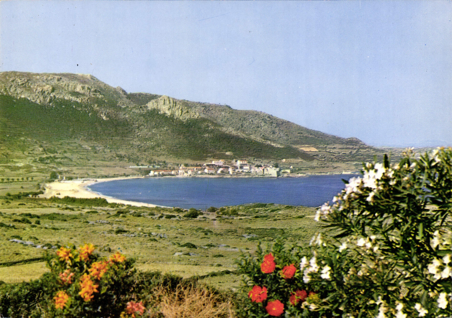 CPSM Ile De Beaute Algajola Vue Generale Sur La Plage Et La Cite