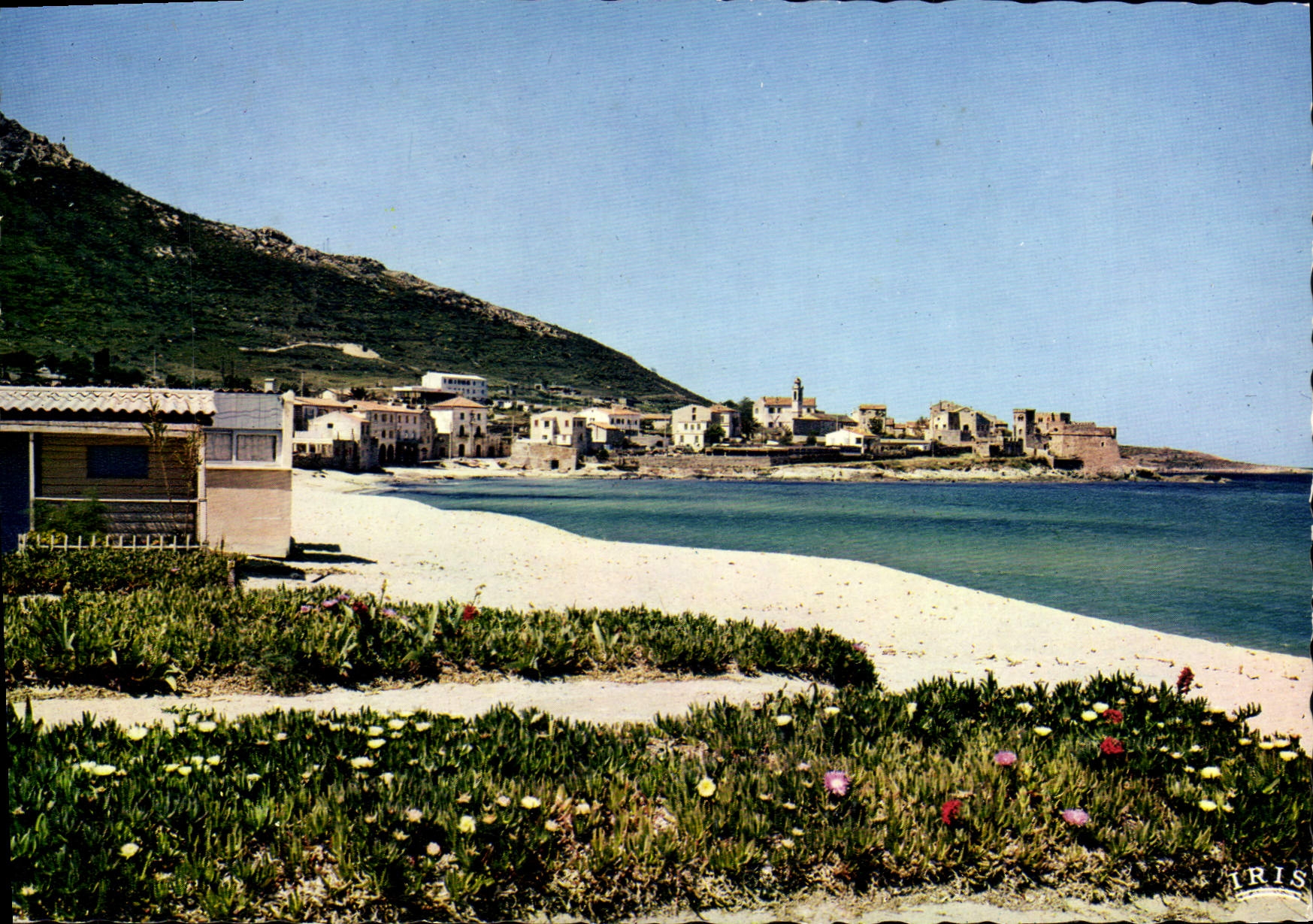 CPSM Algajola Vue De La Plage Et Du Village