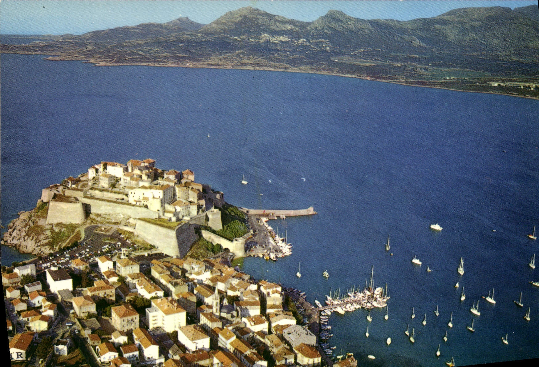 CPSM Calvi Corse Vue Partielle De La Ville Et La Citadelle