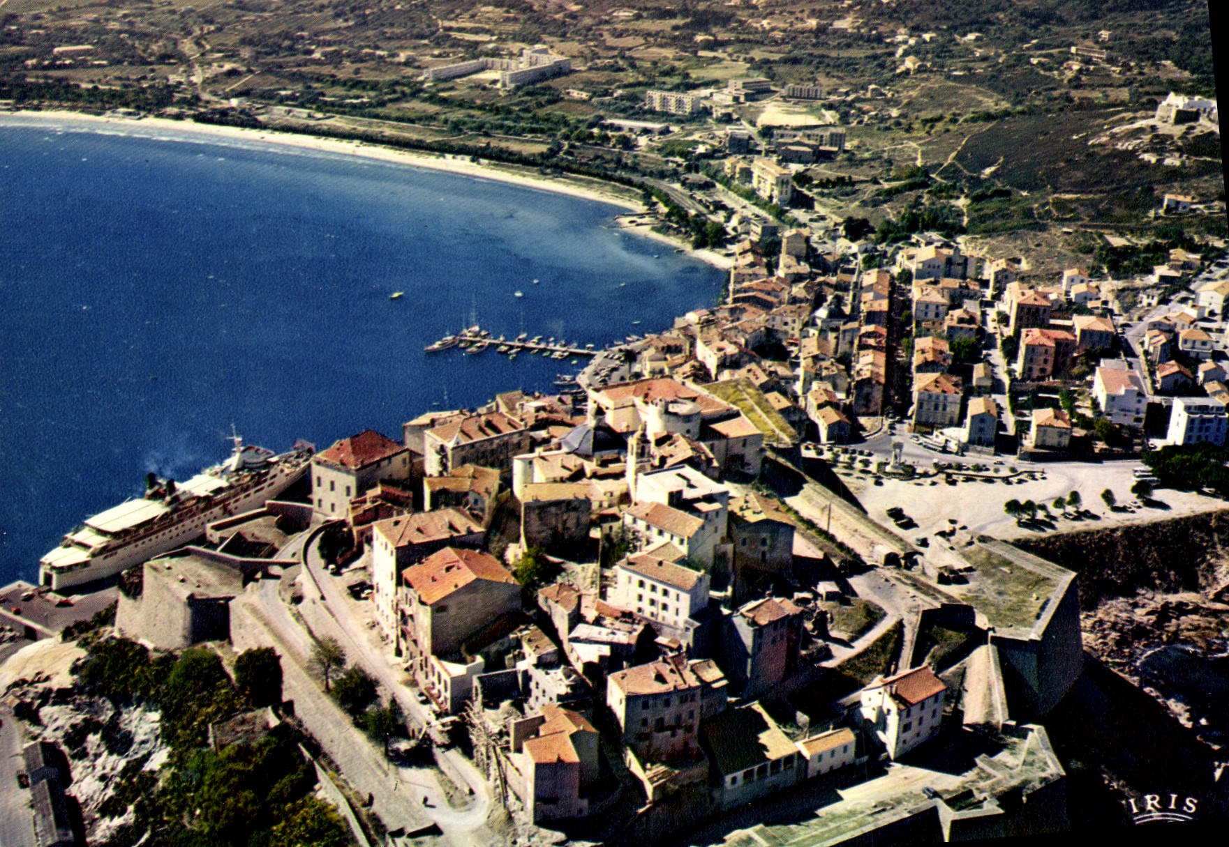CPSM Calvi Vue De La Citadelle Et De La Ville