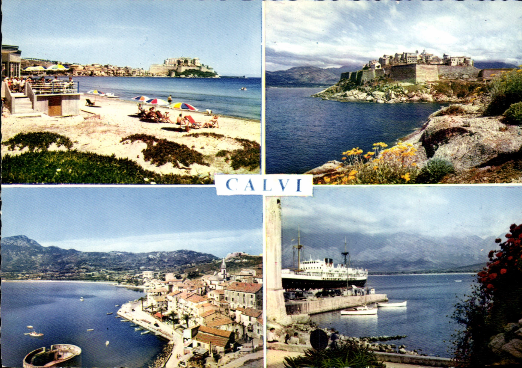 CPSM Souvenir De Calvi